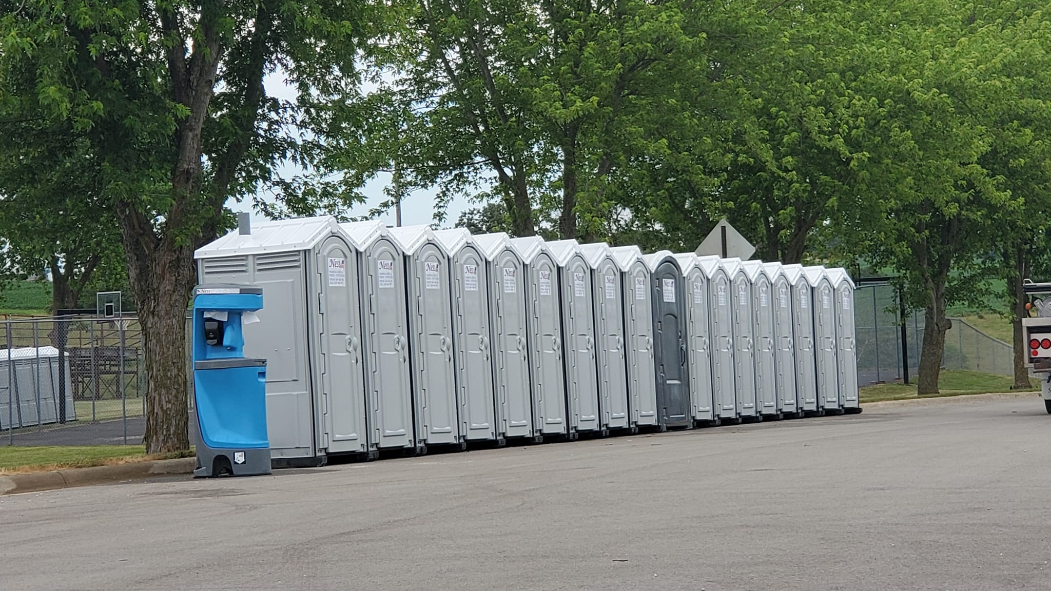 Portable toilet rentals in Rochester